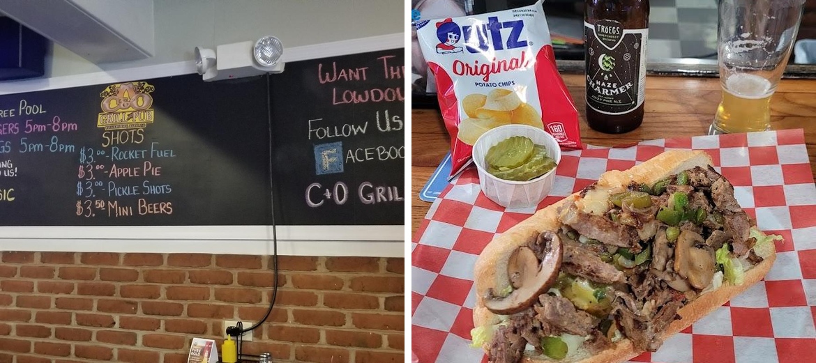 C&O grill and pub Menu